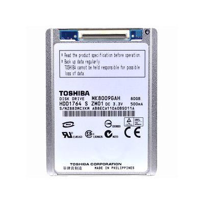 [TOSMK8009GAH-REF] Toshiba MK8009GAH 1.8 inch 80GB ZIF Hard Disk Drive (Refurbished)