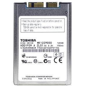 [TOSMK1229GSG-REF] Toshiba MK1229GSG 1.8 inch 120GB uSATA Hard Disk Drive (Refurbished)