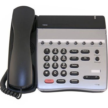 [NEC780567-BLK-REF] NEC 780567 DTH-8-2 Electra Elite 8-Button Phone (Black/Refurbished)