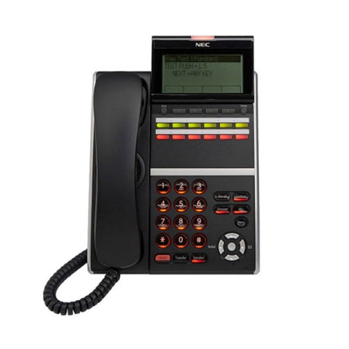 [NEC650002DTZ12D-BLK-REF] NEC 650002 DTZ-12D-3 TEZ DT430 Digital 12-Button Display Endpoint Phone (Black/Refurbished)