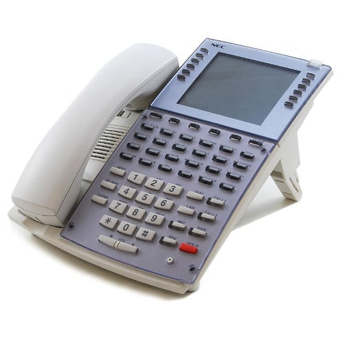 [NEC0890050-WHT-REF] NEC Aspire 0890050 34-Button Hands-Free Large Display Speaker Phone (White/Refurbished)
