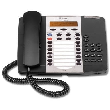 [MIT50002818-DGRY-REF] Mitel 50002818 5220 Single-Mode IP Speaker Display Phone (Dark Grey/Refurbished)