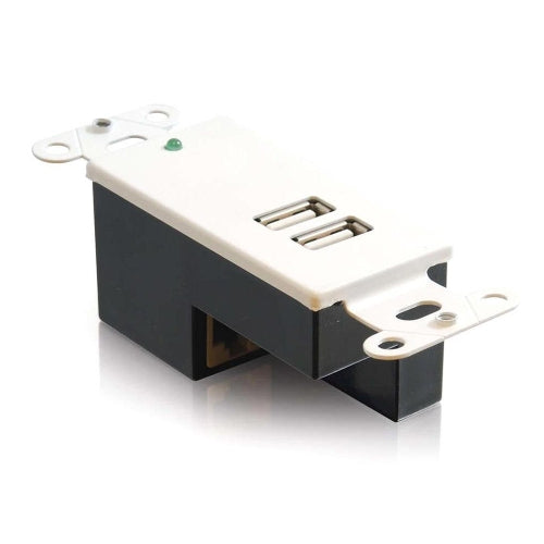 [C2G29345] C2G 29345 2-Port USB 1.1 Superbooster Wall Plate Receiver
