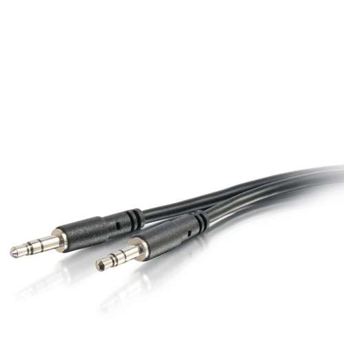 [C2G22602] C2G 22602 10ft Slim Aux 3.5mm Audio Cable Male/Male