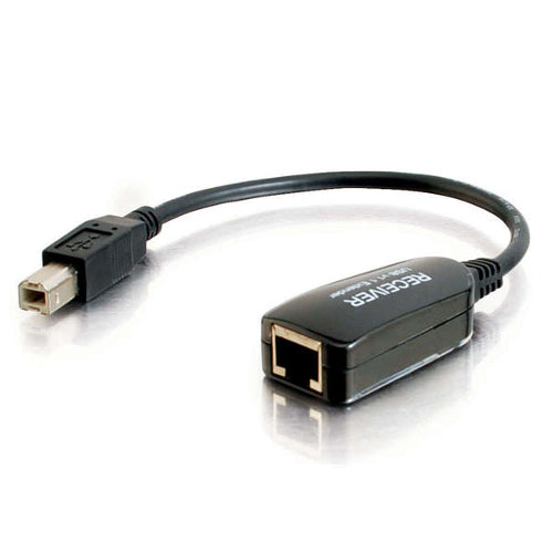 [C2G29353] C2G 29353 1-Port USB Superbooster Dongle RJ45 to USB B Receiver Female/Male