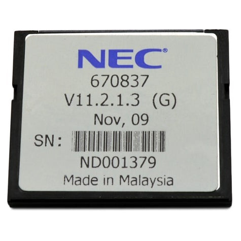 [NECUM8000-REF] NEC Univerge 670837 UM8000 550 Hours Compact Flash Media Card (Refurbished)