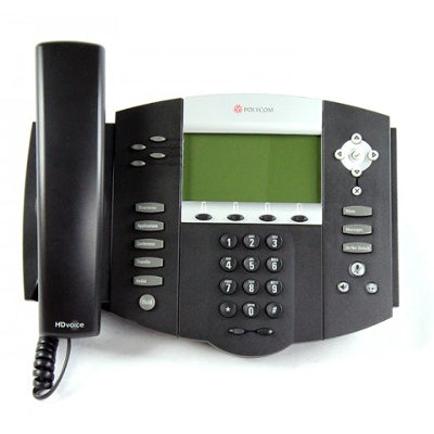 [PLYSPIP550-REF] Polycom 2200-12550-025 SoundPoint IP 550 PoE Backlit Display Phone (Refurbished)