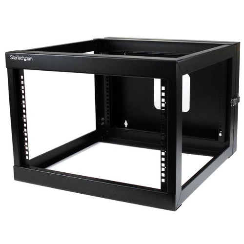 [STRK619WALLOH] StarTech RK619WALLOH 6U Hinged Open Frame Wall Mount Server Rack