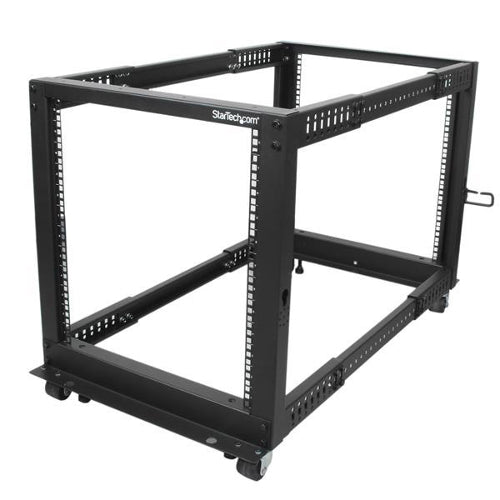 [ST4POSTRACK12U] StarTech 4POSTRACK12U 12U Adjustable Depth Open Frame 4 Post Server Rack