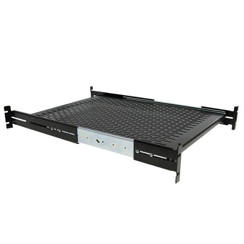 [STUNISLDSHF19] StarTech UNISLDSHF19 2U Vented Sliding Rack Shelf with Adjustable Mounting Depth