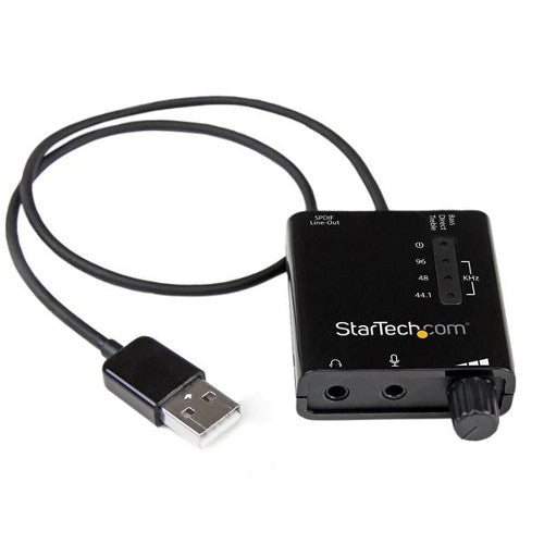 [STICUSBAUDIO2D] StarTech ICUSBAUDIO2D USB Stereo Audio Adapter with SPDIF Audio