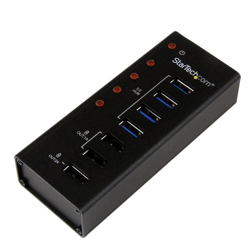 [STST4300U3C3] StarTech ST4300U3C3 4-Port USB 3.0 Hub Plus 3 Dedicated USB Charging Ports