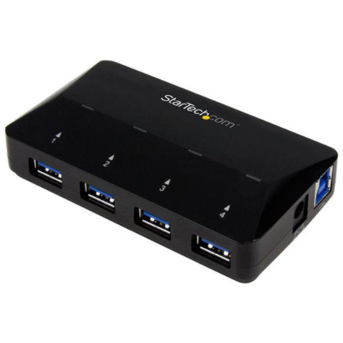 [STST53004U1C] StarTech ST53004U1C 4-Port USB 3.0 Hub plus Dedicated Charging Port