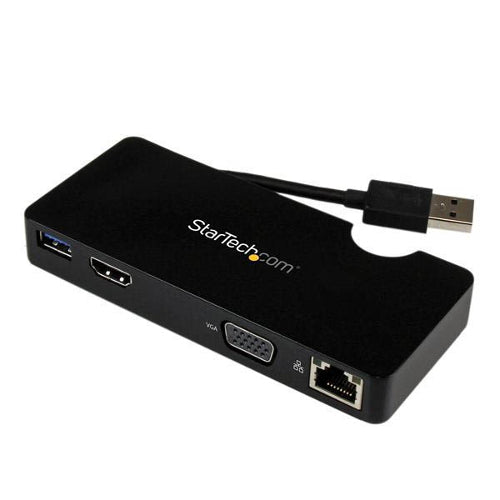 [STUSB3SMDOCKHV] StarTech USB3SMDOCKHV USB 3.0 Mini Docking Station with HDMI VGA Gigabit Ethernet