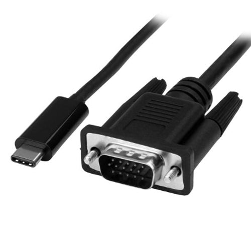 [STCDP2VGAMM2MB] StarTech CDP2VGAMM2MB 6 ft USB-C to VGA Adapter Cable