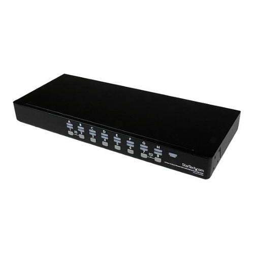 [STSV1631DUSBUK] StarTech SV1631DUSBUK 16-Port 1U Rackmount USB KVM Switch with OSD and Cables