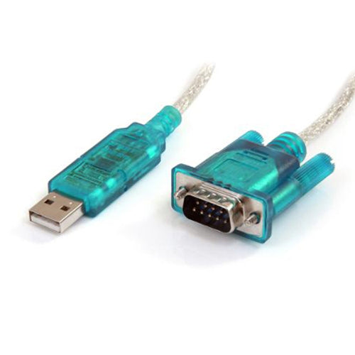 [STICUSB232SM3] StarTech ICUSB232SM3 3 ft A USB to DB9 RS232 Serial Adapter Cable Male/Male