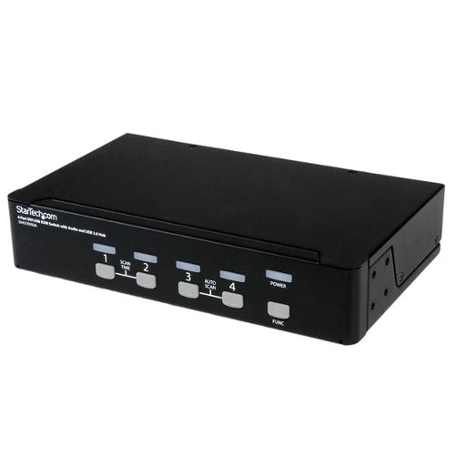 [STSV431DVIUA] StarTech SV431DVIUA 4-Port DVI USB KVM Switch with Audio and USB 2.0 Hub