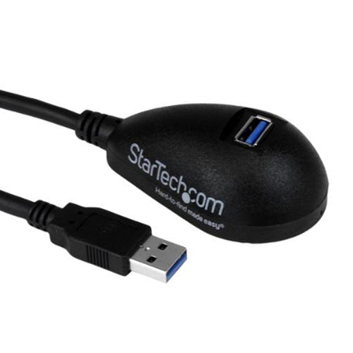 [STUSB3SEXT5DKB] StarTech USB3SEXT5DKB 5 ft Desktop A to A USB 3.0 Extension Cable Male/Female
