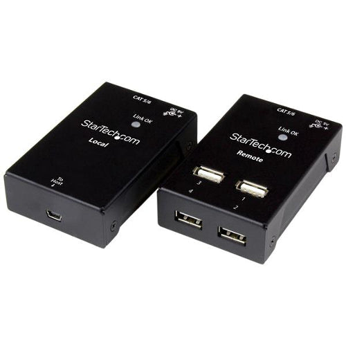 [STUSB2004EXTV] StarTech USB2004EXTV 4-Port USB 2.0 Extender Over Cat5 or Cat6