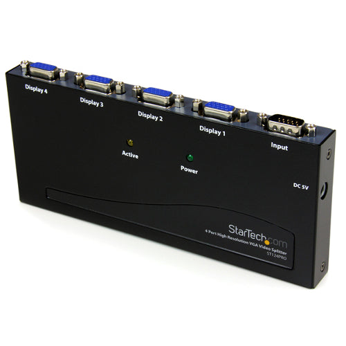 [STST124PRO] StarTech ST124PRO 4-Port High Resolution VGA Video Splitter