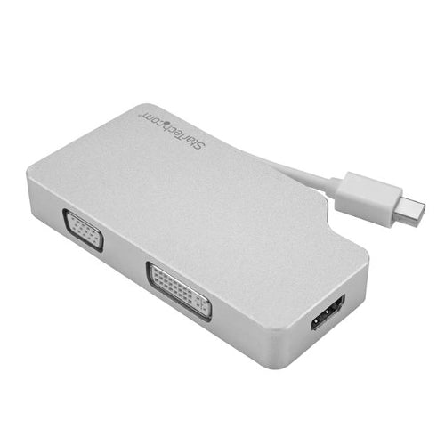 [STMDPVGDVHD4K] StarTech MDPVGDVHD4K 3-in-1 Travel A/V Adapter Mini DisplayPort to VGA DVI or HDMI Converter