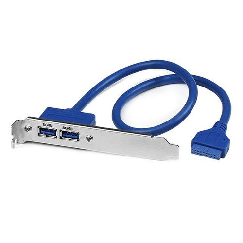 [STUSB3SPLATE] StarTech USB3SPLATE 2-Port USB 3.0 Slot Plate Adapter
