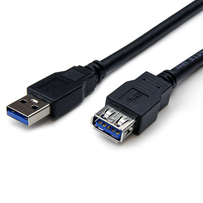 [STUSB3SEXT1MBK] StarTech USB3SEXT1MBK 3.28 ft A to A USB 3.0 Extension Cable Male/Female