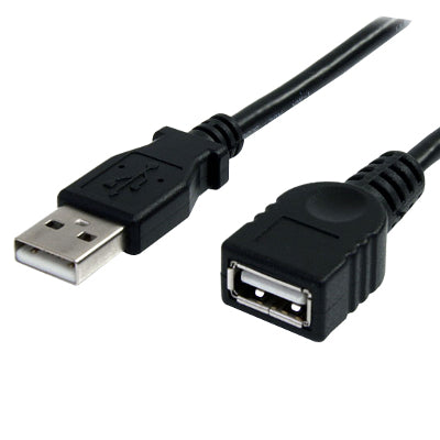 [STUSBEXTAA6BK] StarTech USBEXTAA6BK 6ft USB Extension Cable (Black)