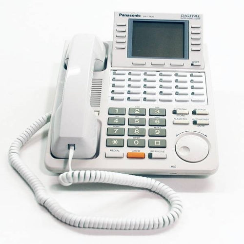 [PANKXT7436-WHT-REF] Panasonic KX-T7436 Digital 24 Button Speaker Phone LCD Display (White/Refurbished)