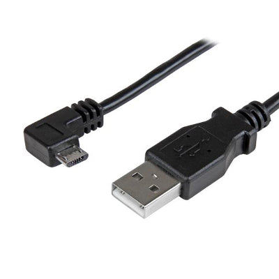 [STUSBAUB2MRA] StarTech USBAUB2MRA 6.6ft Right Angle Micro USB Cable