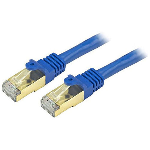 [STC6ASPAT10BL] StarTech C6ASPAT10BL 10 ft Snagless Cat6a Shielded Patch Cable