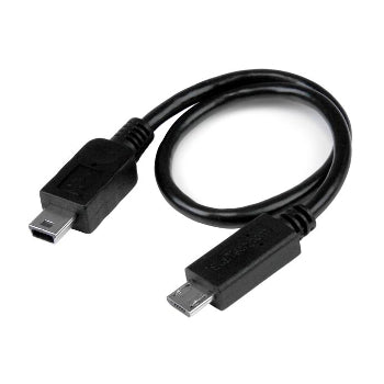 [STUMUSBOTG8IN] StarTech UMUSBOTG8IN 8in Micro to Mini USB Cable