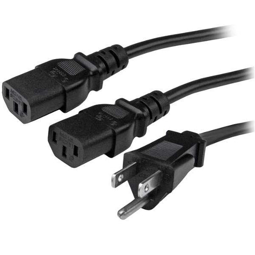 [STPXT101Y10] StarTech PXT101Y10 10ft Computer Power Cord Splitter