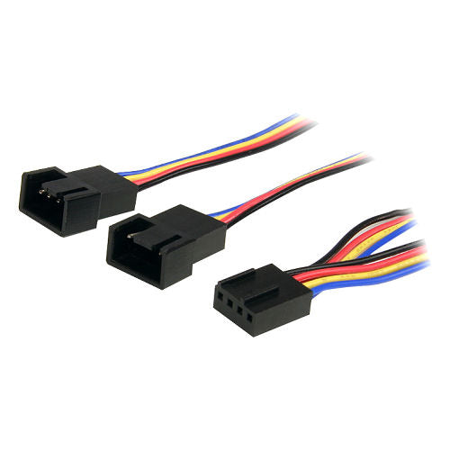 [STFAN4SPLIT12] StarTech FAN4SPLIT12 12in 4-Pin Computer Fan Power Splitter Cable