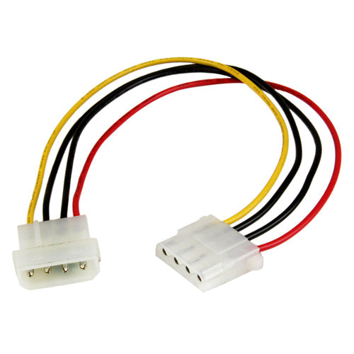 [STLP4POWEXT12] StarTech LP4POWEXT12 12 inch Molex LP4 Power Extension Cable Male/Female