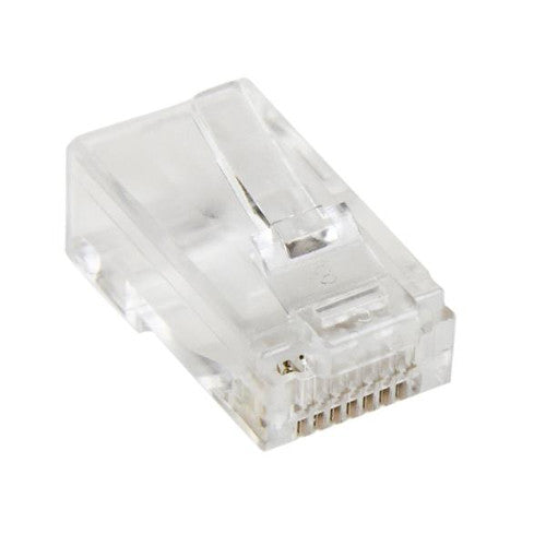 [STCRJ4550PK] StarTech CRJ4550PK Cat5e RJ45 Stranded Modular Plug Connector, 50 Pack