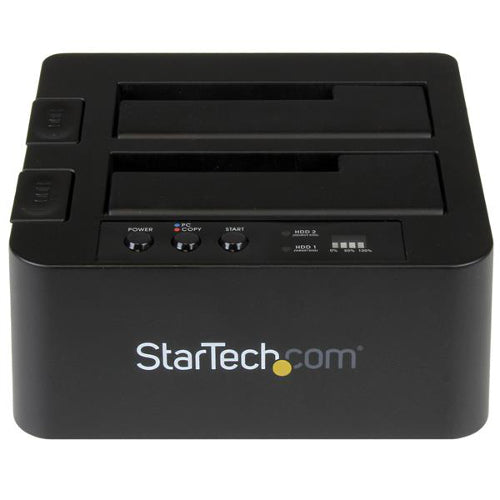 [STSDOCK2U313R] StarTech SDOCK2U313R USB 3.1 to 2.5/3.5 inch SATA SSD/HDDs Duplicator Dock