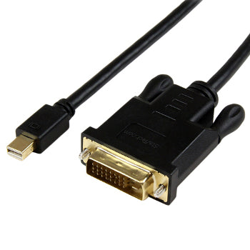 [STMDP2DVIMM6BS] StarTech MDP2DVIMM6BS 6 ft Mini DisplayPort to DVI Active Adapter Converter Cable 2560x1600 (Black)
