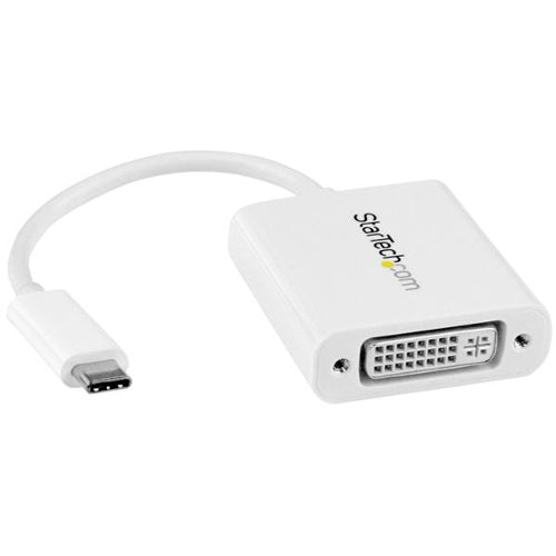 [STCDP2DVIW] StarTech CDP2DVIW USB-C to DVI Video Adapter (White)