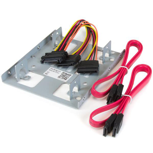 [STBRACKET25X2] StarTech BRACKET25X2 2.5 inch SATA Hard Drive to 3.5 inch Bay Mounting Bracket