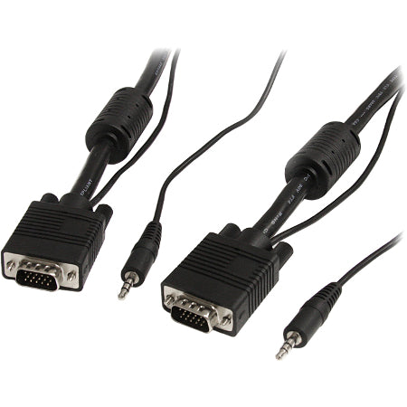 [STMXTHQMM25A] StarTech MXTHQMM25A HD-15 25 ft Coax High Resolution Monitor VGA Cable with Audio Male/Male