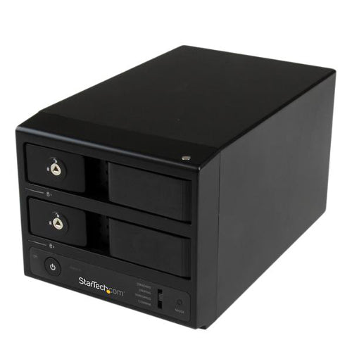 [STS352BU33RER] StarTech S352BU33RER USB 3.0/eSATA Dual 3.5 inch SATA HDD Trayless Enclosure