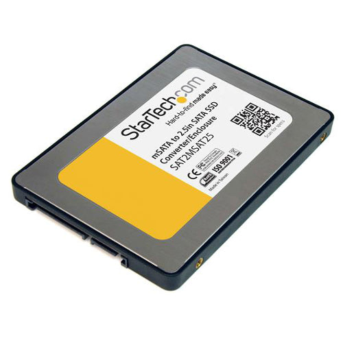 [STSAT2MSAT25] StarTech SAT2MSAT25 2.5 inch SATA to Mini SATA SSD Adapter Enclosure