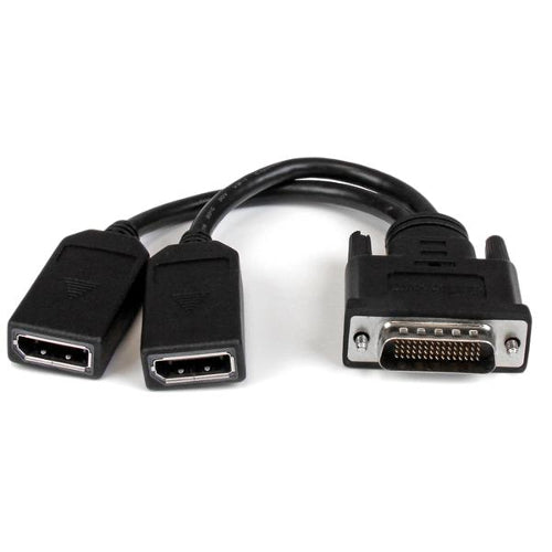 [STDMSDPDP1] StarTech DMSDPDP1 8 inch LFH 59 Male to Dual Female DisplayPort DMS 59 Cable