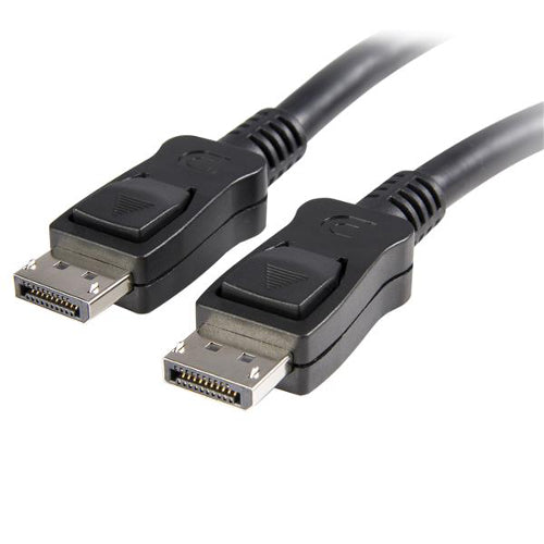 [STDISPLPORT3L] StarTech DISPLPORT3L 3 ft DisplayPort 1.2 Cable with Latches Male/Male