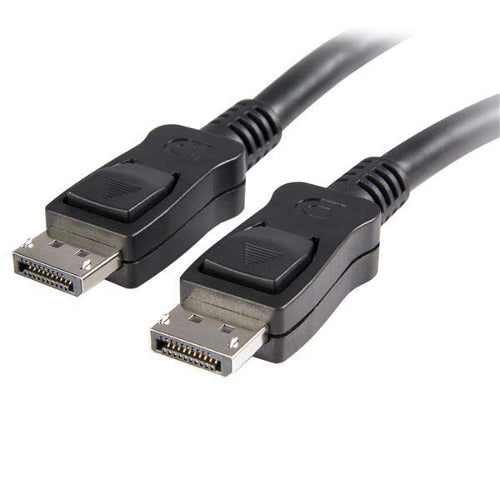 [STDISPLPORT6L] StarTech DISPLPORT6L 6 ft Certified DisplayPort 1.2 Cable with Latches Male/Male
