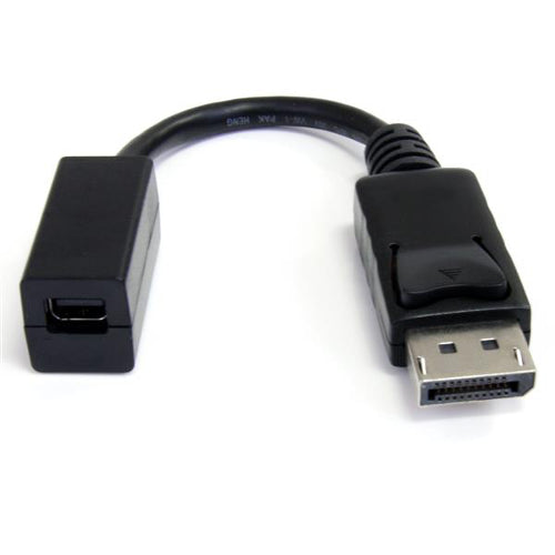 [STDP2MDPMF6IN] StarTech DP2MDPMF6IN 6 inch DisplayPort to Mini DisplayPort Video Cable Adapter Male/Female