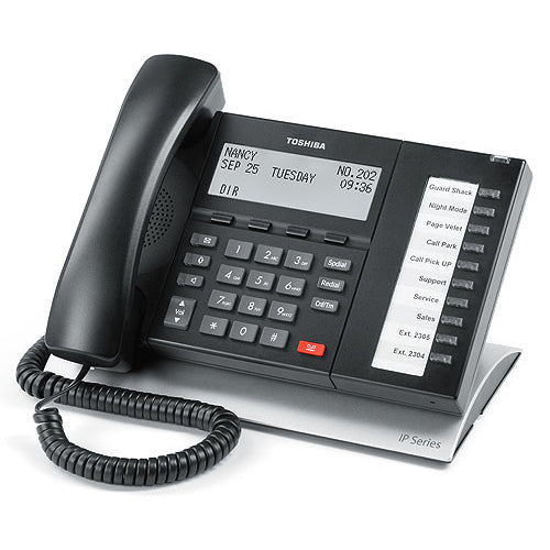 [TOSIP5122SDC-REF] Toshiba IP5122-SDC 10-Button IP Display Speakerphone with CO Line (Refurbished)