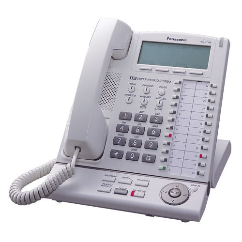 [PANKXNT136-WHT-REF] Panasonic KX-NT136 6-Line IP Phone (White/Refurbished)